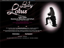 Tablet Screenshot of ladylotus.com